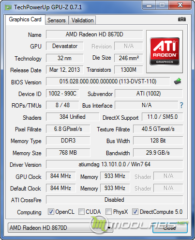 Характеристики Amd Radeon Hd 6700