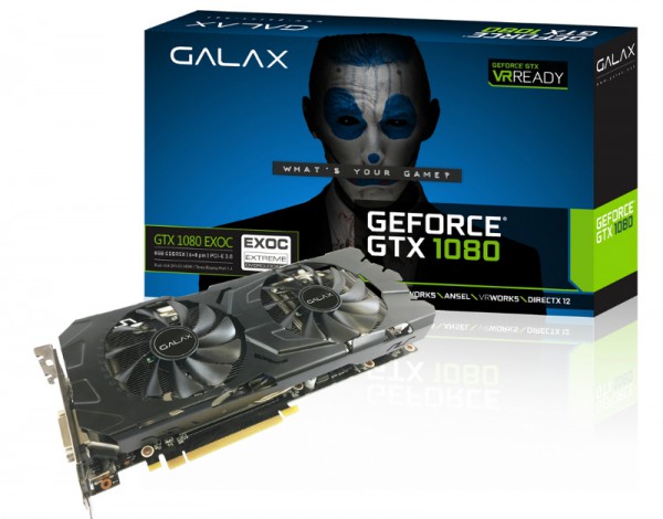 GALAX GeForce GTX 1080 EXOC (GF PGTX1080-EXOC 8GD5)
