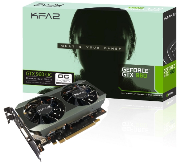 KFA2 GeForce GTX 960 OC