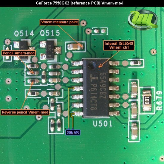 Вольтмод референсных видеокарт GeForce 7950GX2 PCI-E