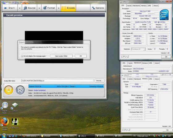 Core i7 CPU result in DivX