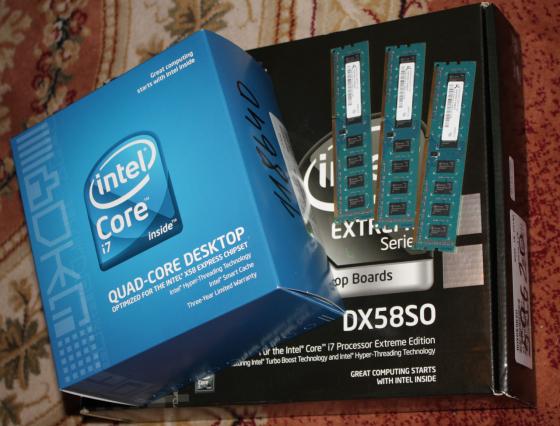 Core i7 920 BOX и Intel DX58SO
