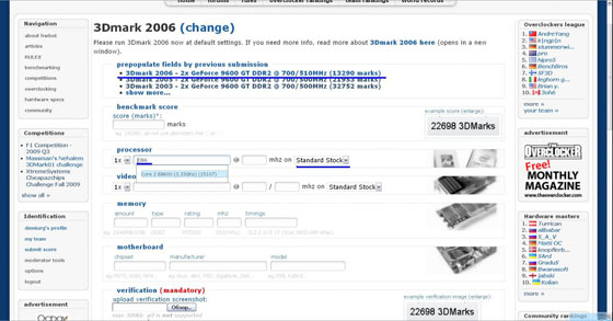 HWBOT registration