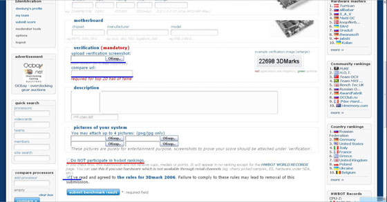 HWBOT registration