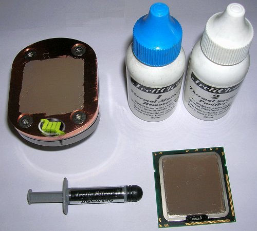Водоблок Thermalright XWB-01 термопаста и процессор