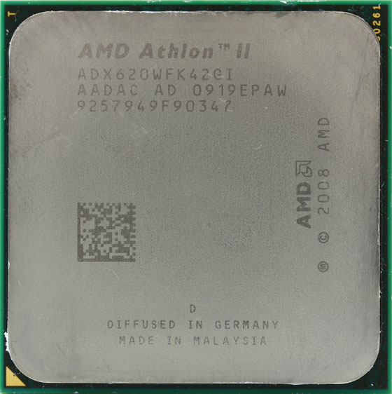 AMD Athlon II X4 620 front