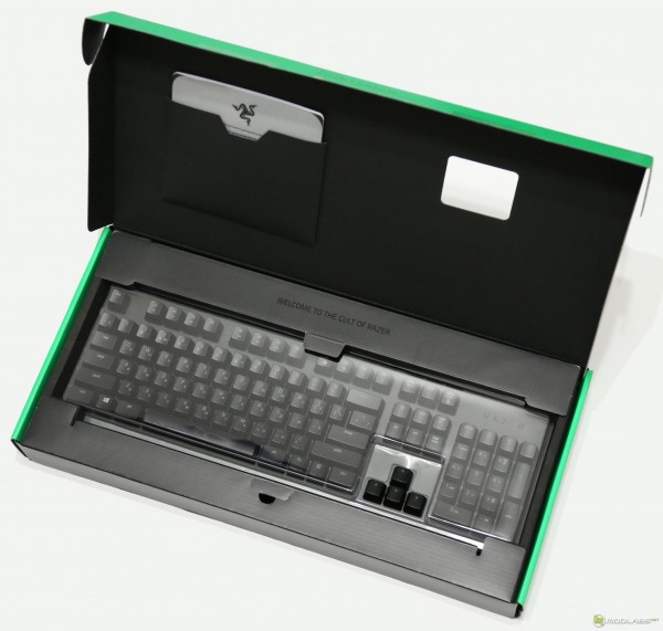 Razer Huntsman, открытая коробка