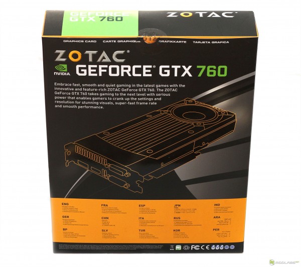 ZOTAC GeForce GTX 760 2 Гбайт