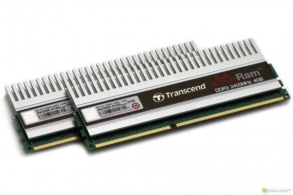 Комплект памяти Transcend aXeRam DDR3-2400 4 и 8 Гбайт