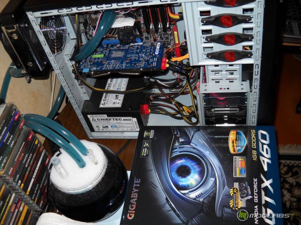 GTX 460465 water cooler test