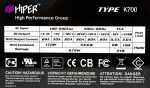 Hyper K700 label