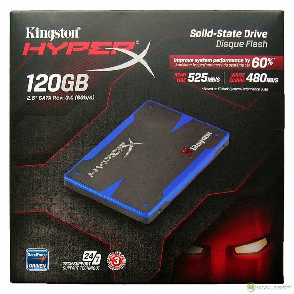 Kingston HyperX SSD - box - front
