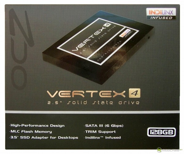 OCZ Vertex4 128Gb SSD - Box - Front