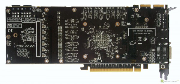 Sapphire Radeon HD6950 - PCB - back