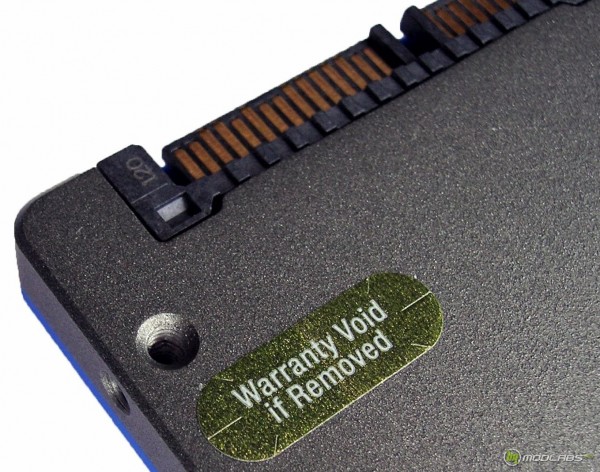 Kingston HyperX SSD - warranty sticker