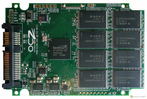 OCZ Vertex3 SSD - PCB - front