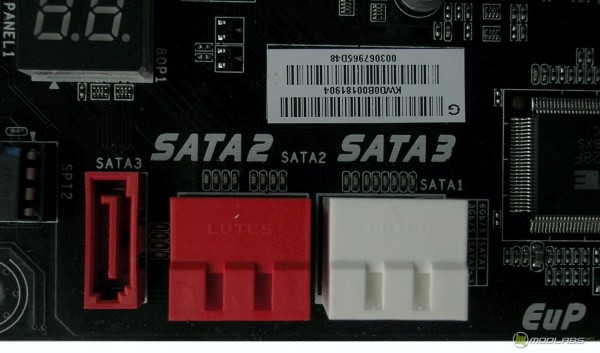 Biostar TP67XE - порты SATA2 и SATA3