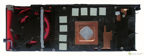 Sapphire Radeon HD6950 - cooler - back