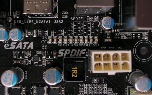 Biostar TP67XE - Vcore and VTT Phase LED Indicators