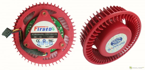 Sapphire Radeon HD6950 - FirstDo FD9238U12D blower