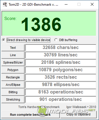 2DBench NVIDIA GeForce GTX Titn X Windows 10
