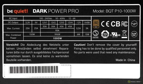 BQT P10-1000W