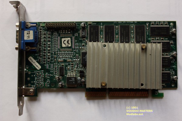 STB 3dfx Voodoo3 3000 REV C 16MB SDRAM 6ns 166MHz AGP - Product of Mexico - 0700 - 210-0364-003