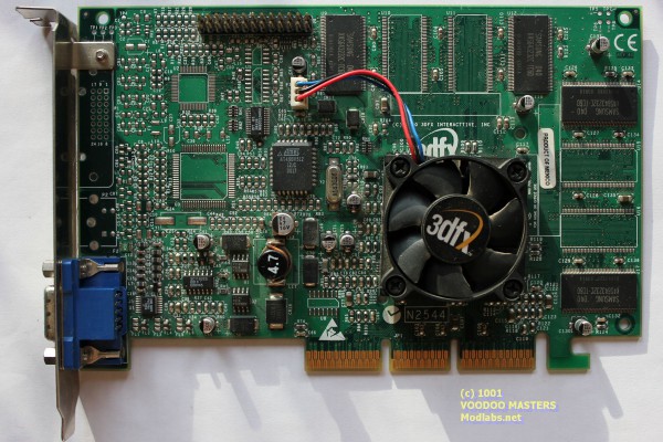 STB 3dfx Voodoo4 4500 VSA-100 166MHz 32Mb SDRAM 6ns "Samsung" AGP 3dfx cooler - Product of Mexico - 3700 - 210-0416-001-A0