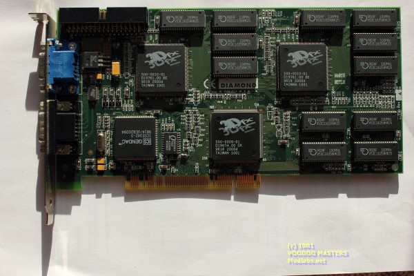 DIAMOND MONSTER 3D II 12MB Rev A 100MHz - Made in Taiwan - 2498