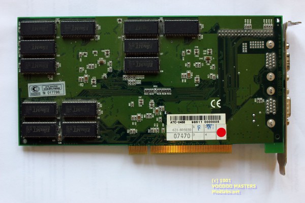 A-Trend Helios 3D (или Yakumo 3Dfx Voodoo2) ATC-2455 Ver:2.0 100MHz - Made in Taiwan - 9841 - 600-0027-03