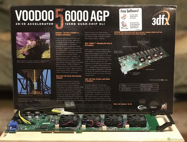 3dfx Voodoo 5 6000 with Replica box