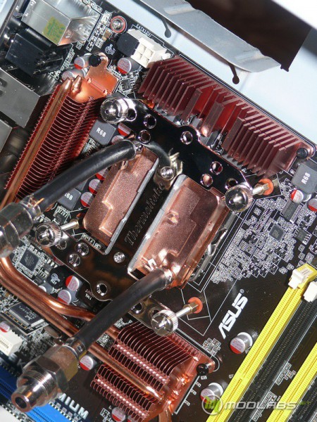 Thermaltake (CL-W0087) Aqua Brazing CPU W1 и asus p5k premium