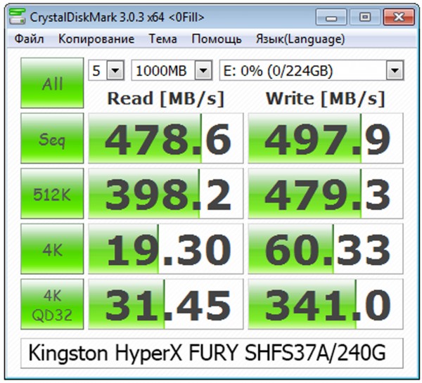Kingston HyperX FURY SHFS37A240G