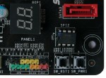 Biostar TP67XE - PowerReset buttons, LED-poster and BIOS IC