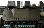Biostar TP67XE - Mosfet Heatsink (left)