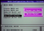 OCZ Revodrive X2 100Gb - RAID Config Util - Format