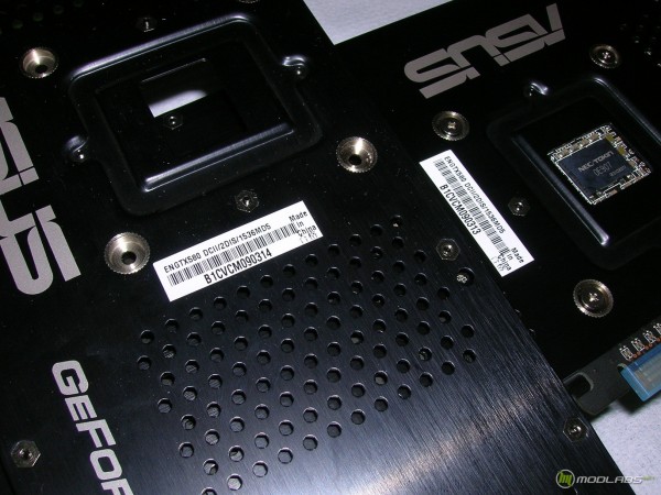 Обратная сторона GTX580