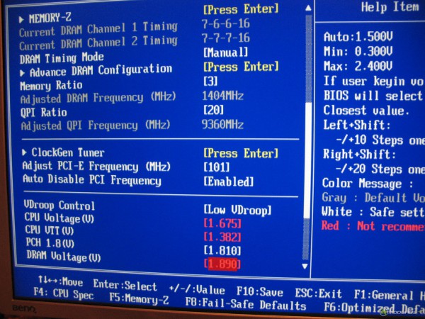 BIOS Options 1