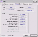 Частота валидации в CPU-Z на жидком азоте = 2824 МГц