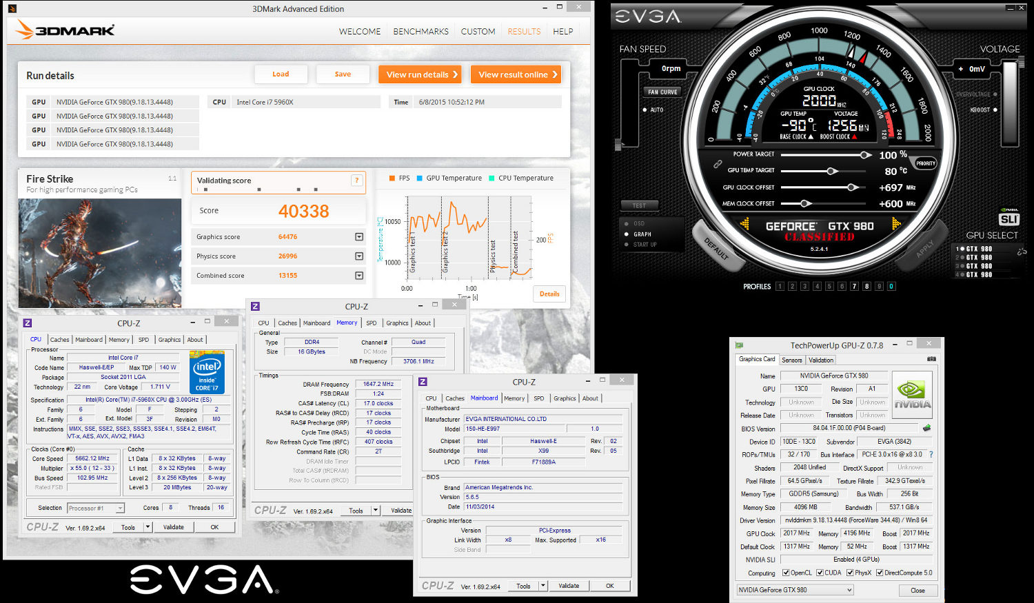 Load details. 3dmark Fire Strike. Core Clock Offset.