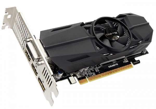 Gigabyte, GeForce GTX 1050, OC Low Profile 2G