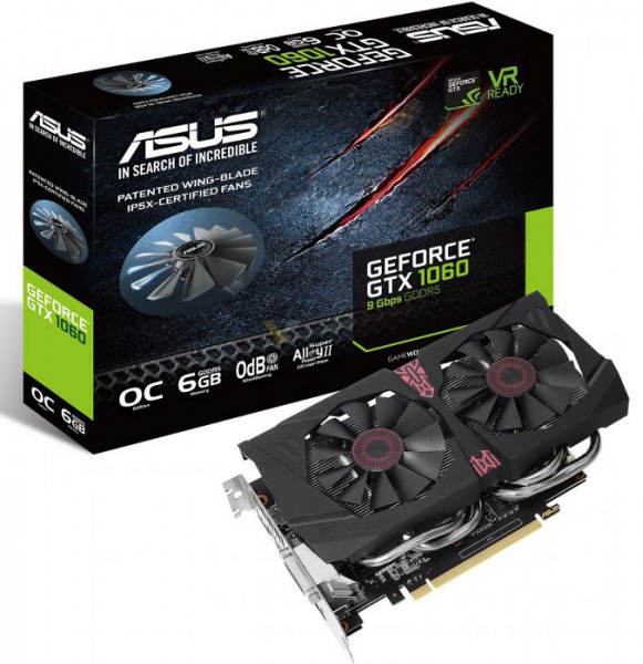 ASUS GeForce GTX 1060 6 Gbps OC