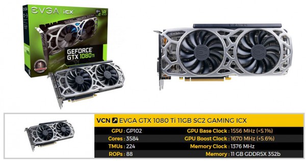 GeForce GTX 1080 Ti SC2 GAMING ICX