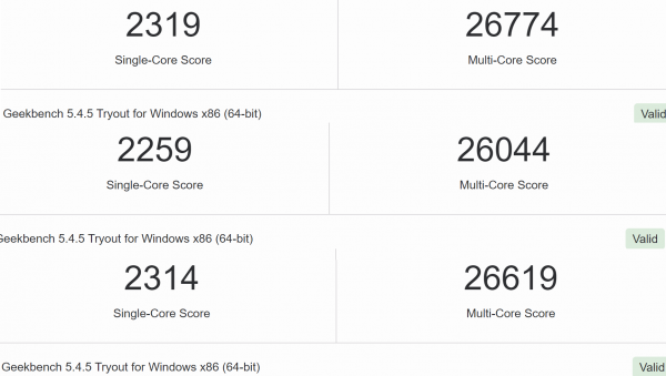 Intel Raptor Lake-S, Core i9-13900KS, Geekbench