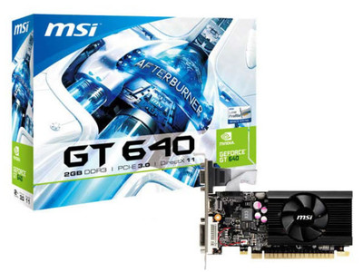 Видеокарта MSI GeForce GT 640