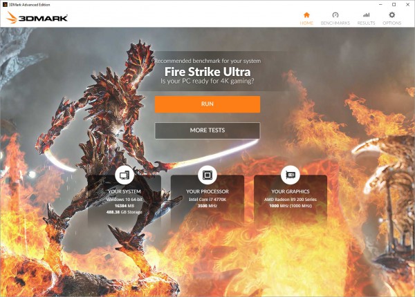 3DMark 2016 Holiday Beta