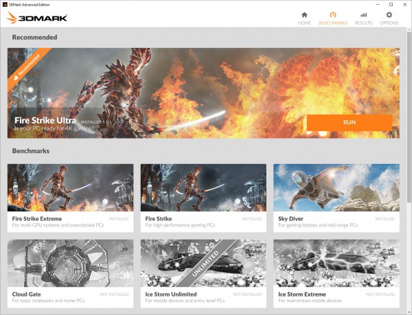 3DMark 2016 Holiday Beta