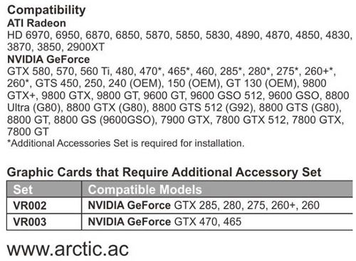 VGA-кулер Arctic Cooling Accelero Xtreme Plus II