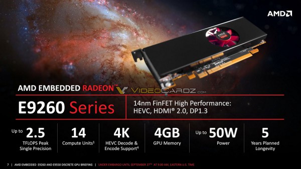 Radeon E9550, Radeon E9260