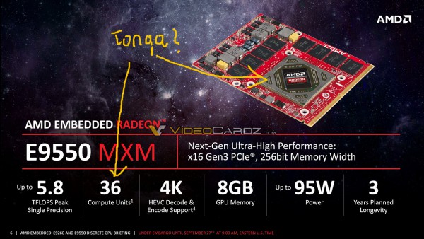 Radeon E9550, Radeon E9260